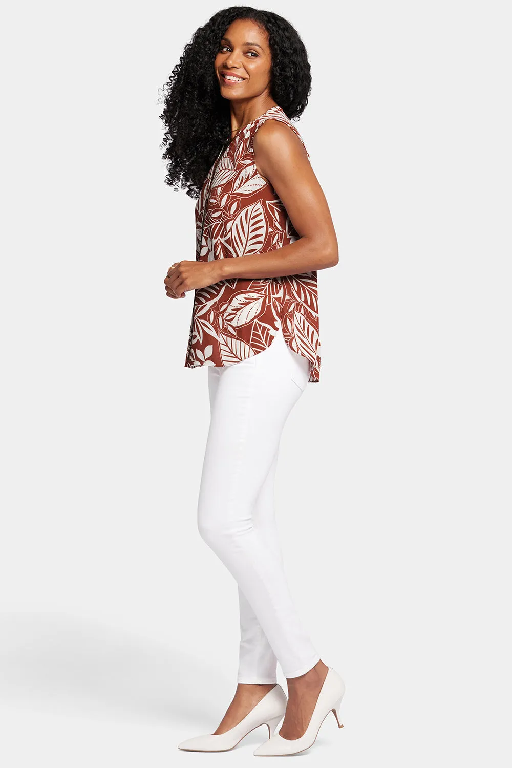 Sleeveless Pintuck Blouse - Arianna sold by NYDJ product image thumbnail 3