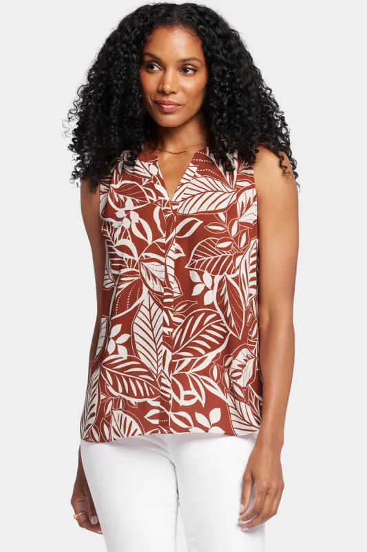 Sleeveless Pintuck Blouse  - Arianna sold by NYDJ