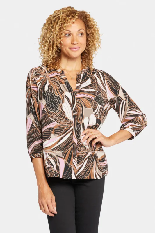 Pintuck Blouse - Half Moon Bay sold by NYDJ