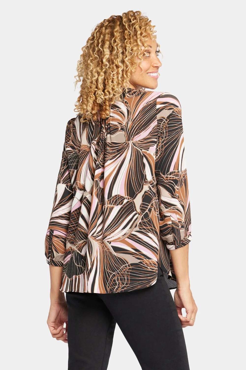 Pintuck Blouse - Half Moon Bay sold by NYDJ product image thumbnail 2