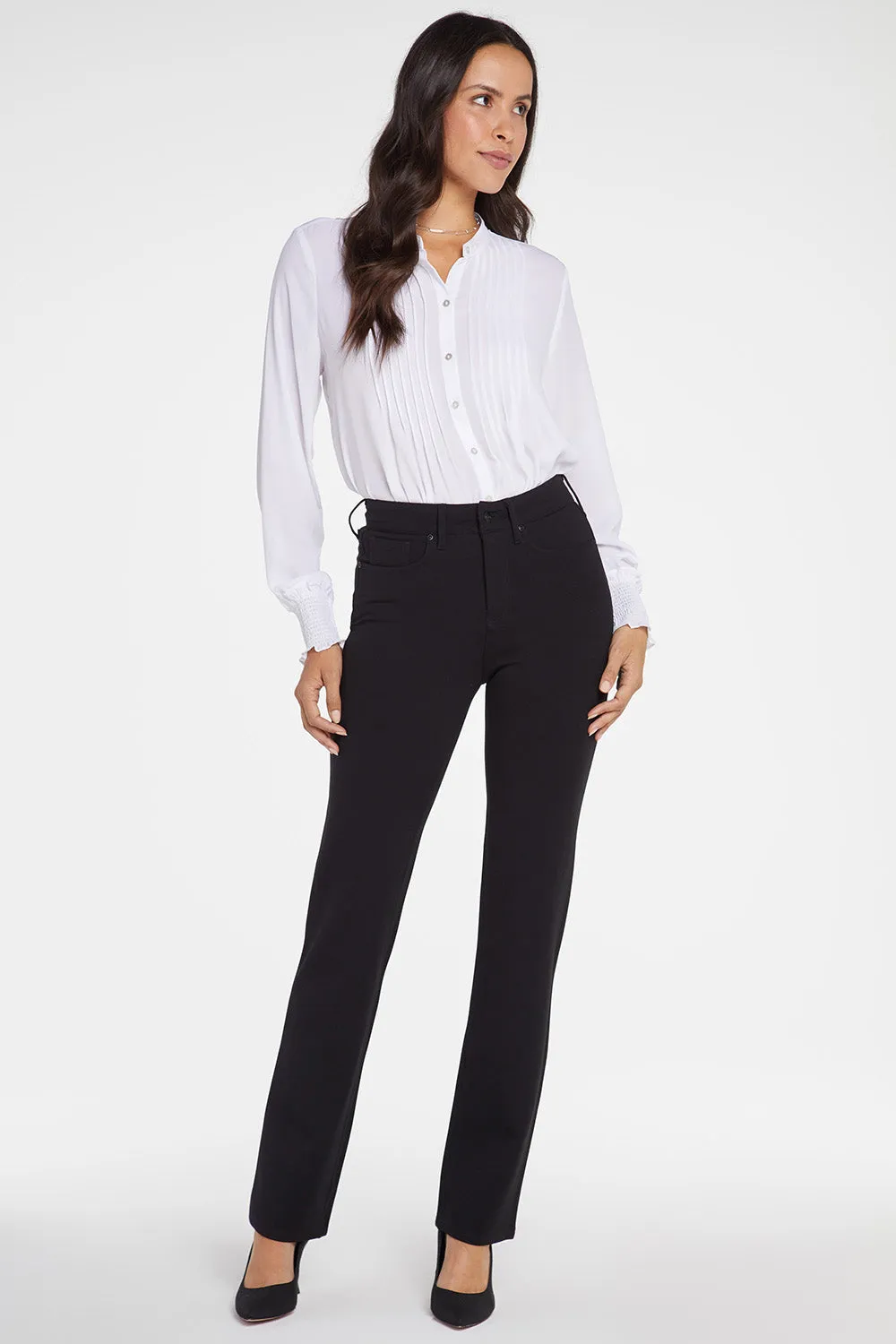 Marilyn Straight Pants - Black sold by NYDJ product image thumbnail 4