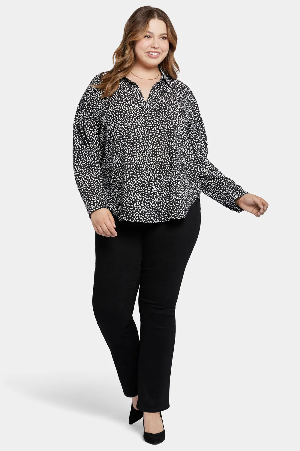 Becky Blouse In Plus Size - Dillon Dots sold by NYDJ product image thumbnail 5