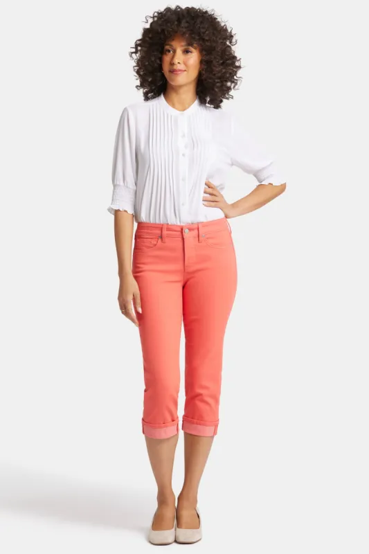 Marilyn Straight Crop Jeans In Petite - Fruit Punch sold by NYDJ