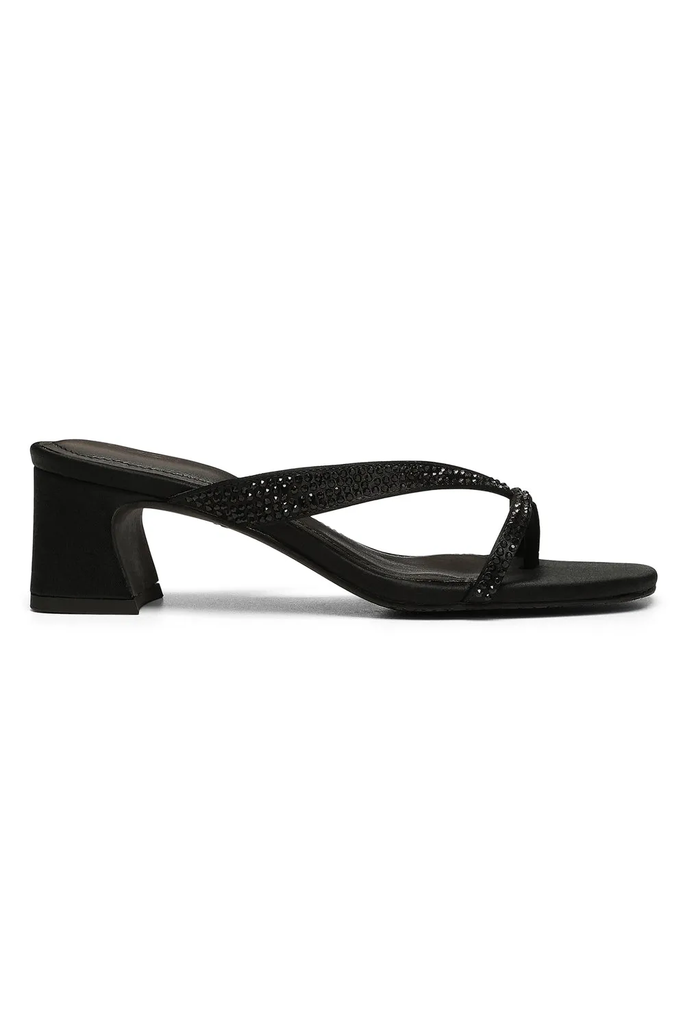Glynn Block Heel Sandals - Black sold by NYDJ product image thumbnail 2