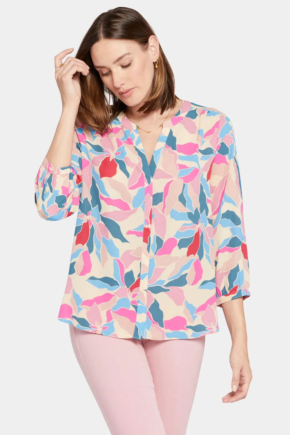 Pintuck Blouse - Graceway sold by NYDJ