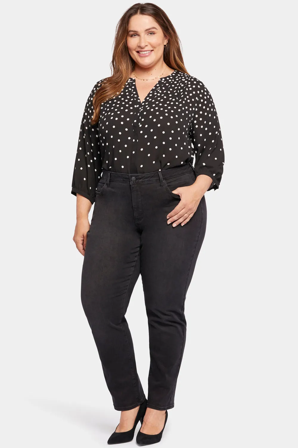 Relaxed Slender Jeans In Plus Size - Legend sold by NYDJ product image thumbnail 4