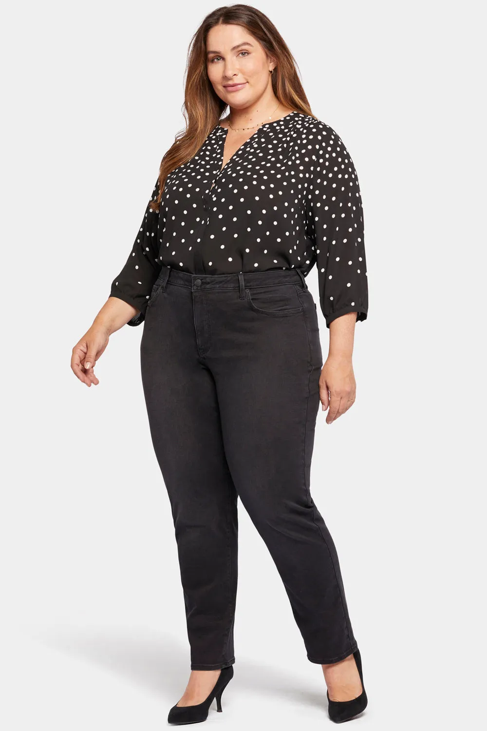 Relaxed Slender Jeans In Plus Size - Legend sold by NYDJ