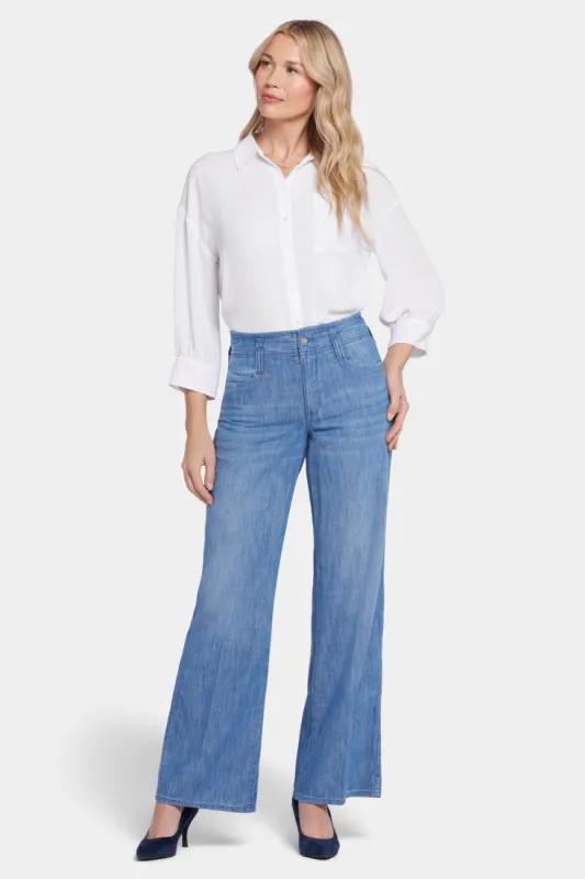 Teresa Wide Leg Jeans - Corfu sold by NYDJ
