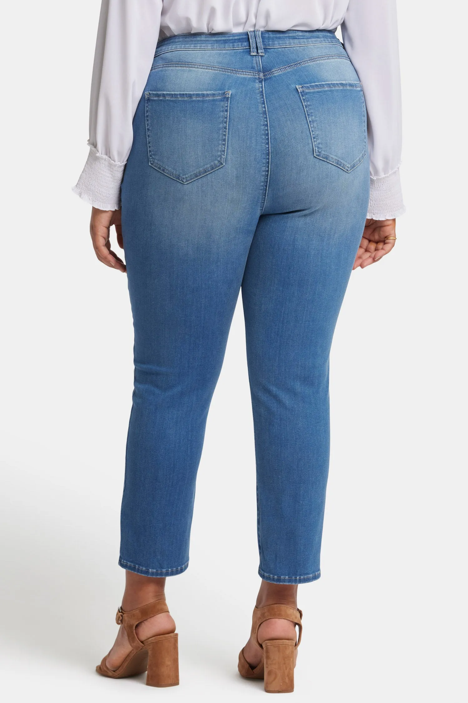 Curve Shaper™ Sheri Slim Ankle Jeans In Plus Size - Bluewater sold by NYDJ product image thumbnail 2