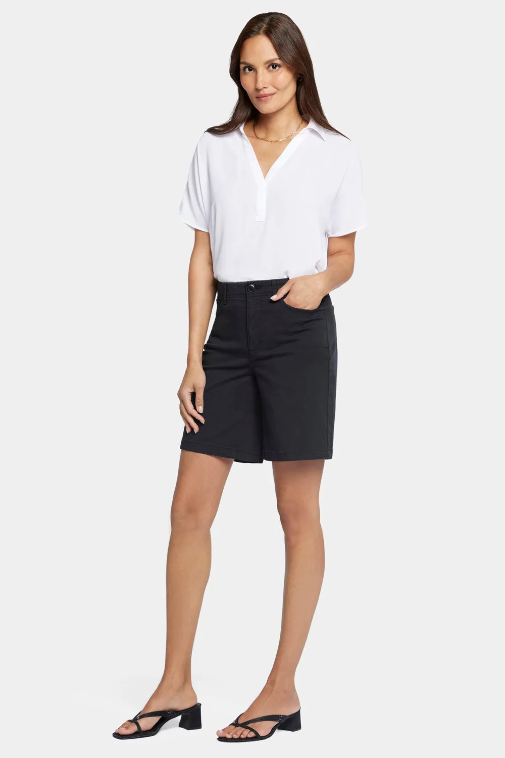 5 Pocket Bermuda Shorts - Black sold by NYDJ product image thumbnail 4