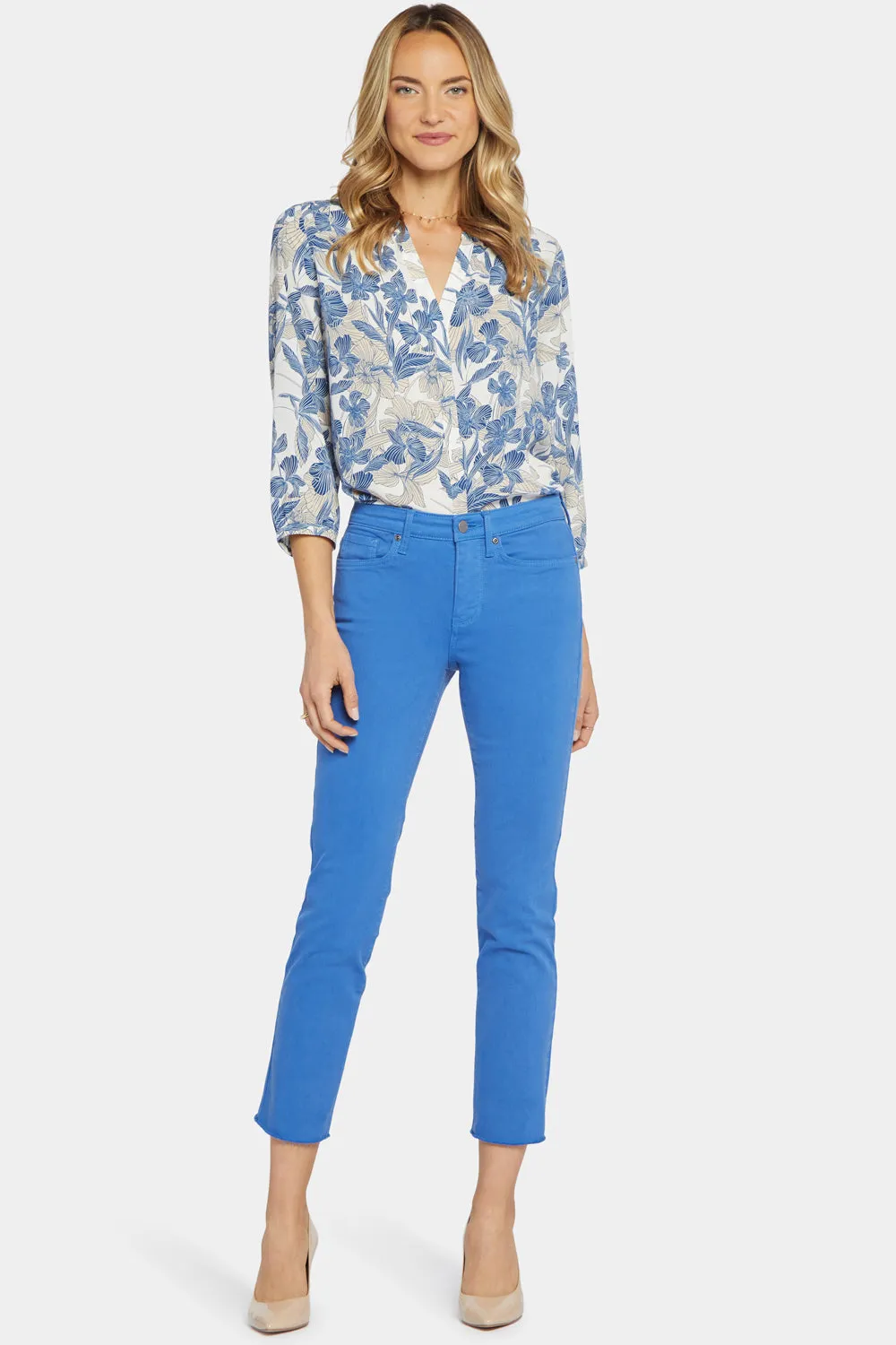 Sheri Slim Ankle Jeans - Swing Blue sold by NYDJ product image thumbnail 4