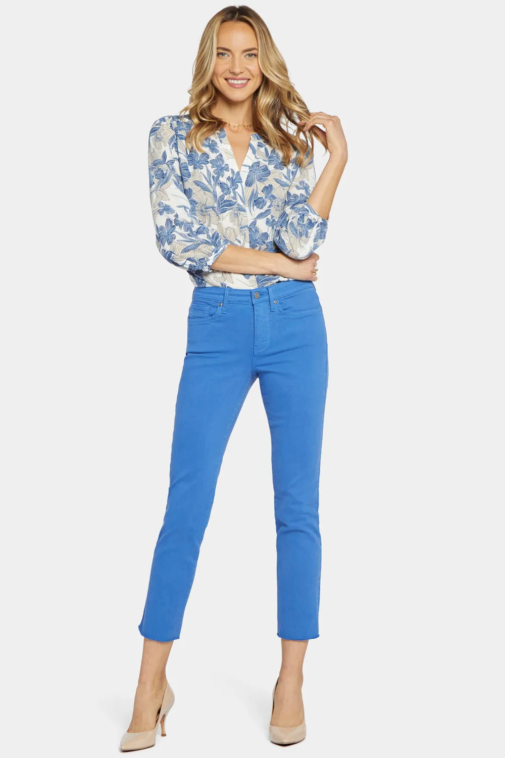 Sheri Slim Ankle Jeans - Swing Blue sold by NYDJ