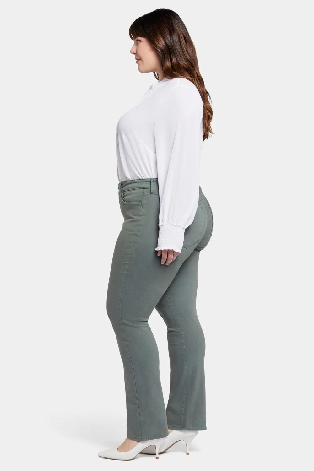 Marilyn Straight Jeans In Plus Size - Sage Leaf sold by NYDJ product image thumbnail 5