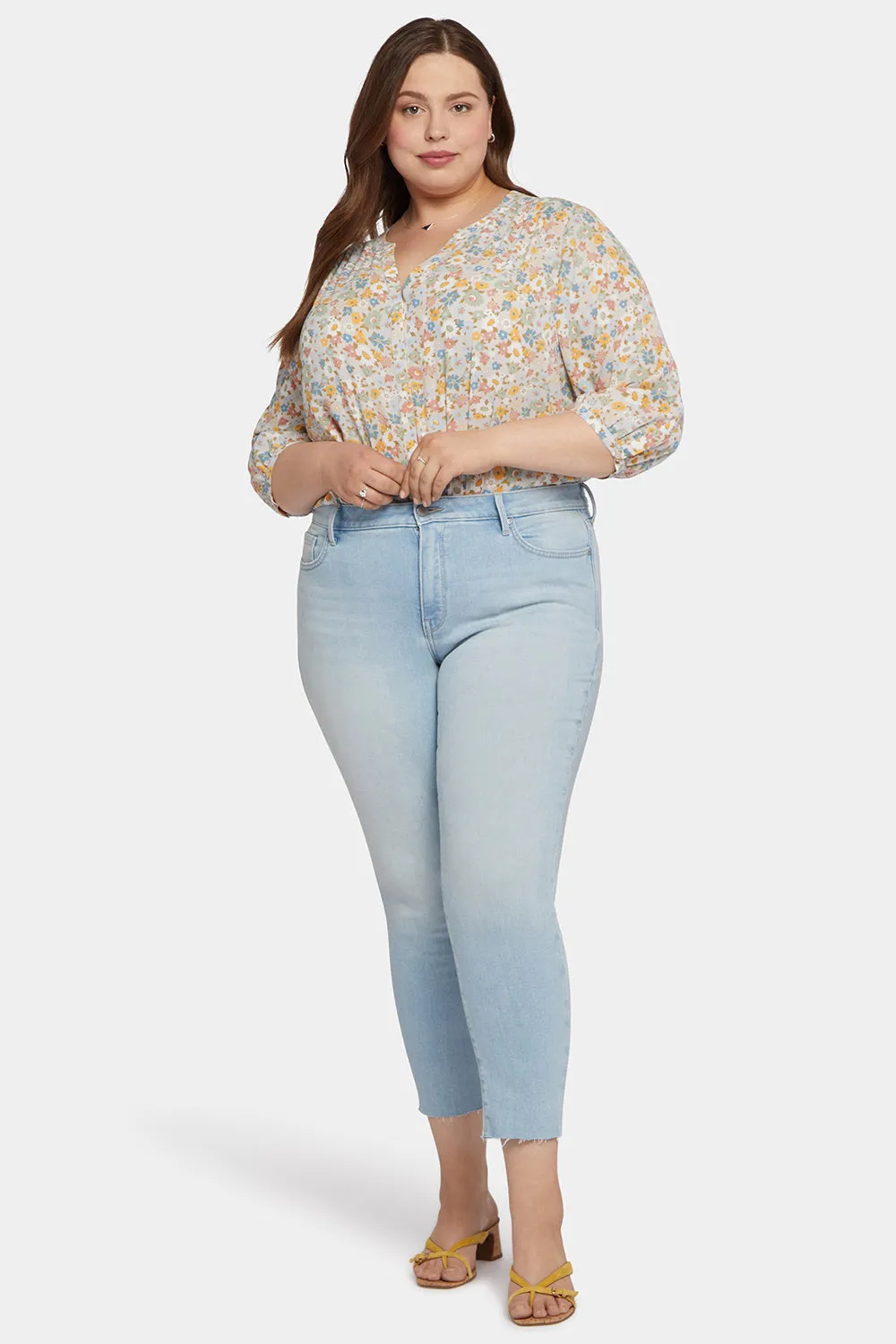 Alina Skinny Ankle Jeans In Plus Size - Dunes sold by NYDJ product image thumbnail 4