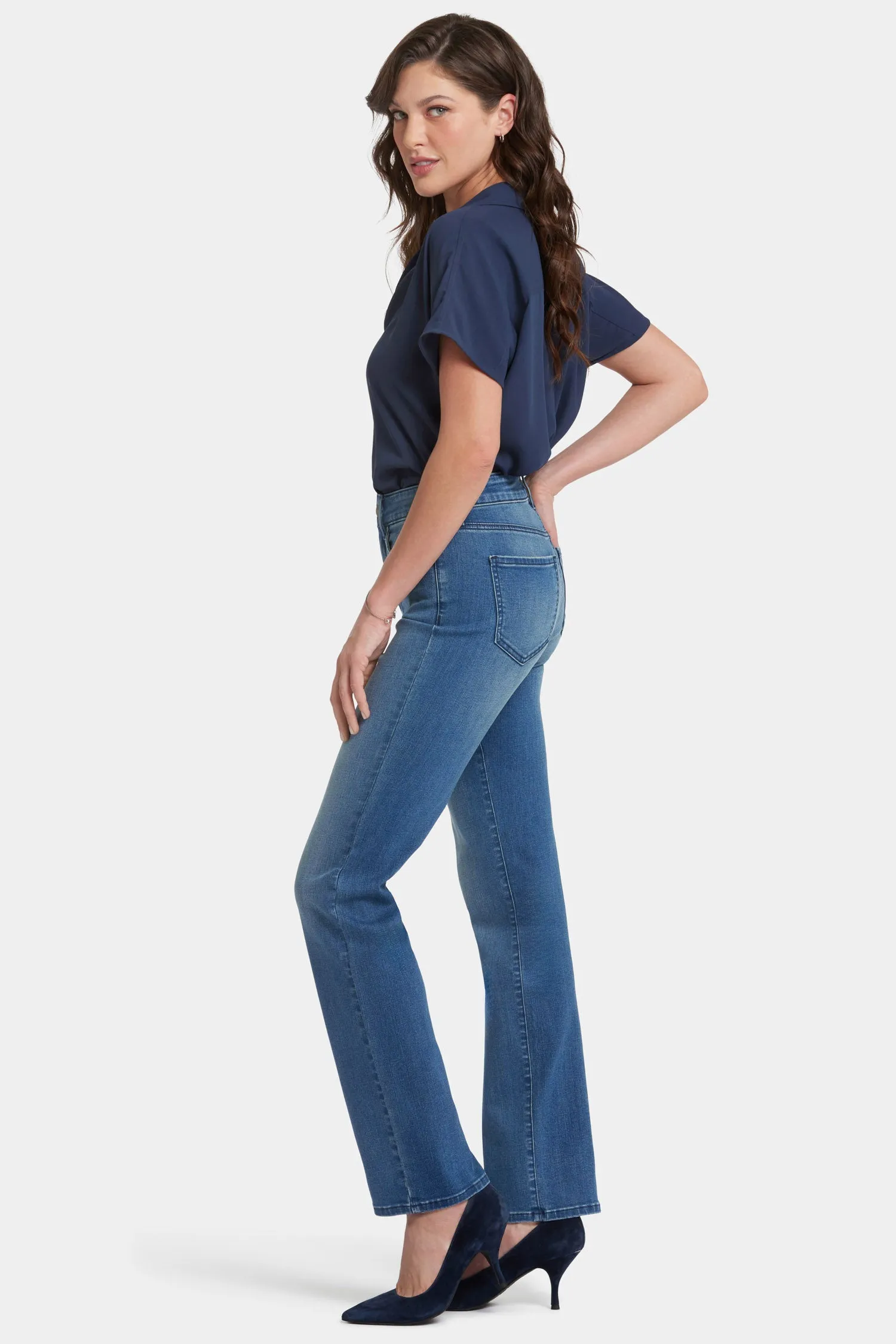 Marilyn Straight Jeans - Mission Blue sold by NYDJ product image thumbnail 5