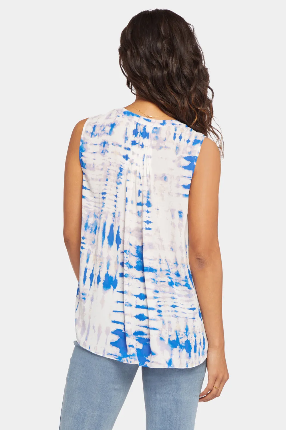 Sleeveless Pintuck Blouse - Crystal Bay sold by NYDJ product image thumbnail 2