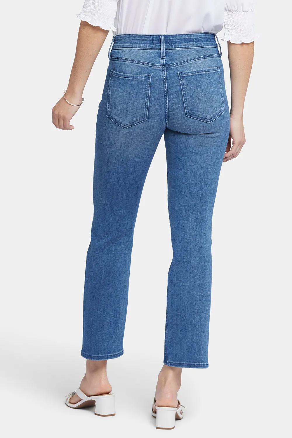 Marilyn Straight Ankle Jeans - Blue Island sold by NYDJ product image thumbnail 2