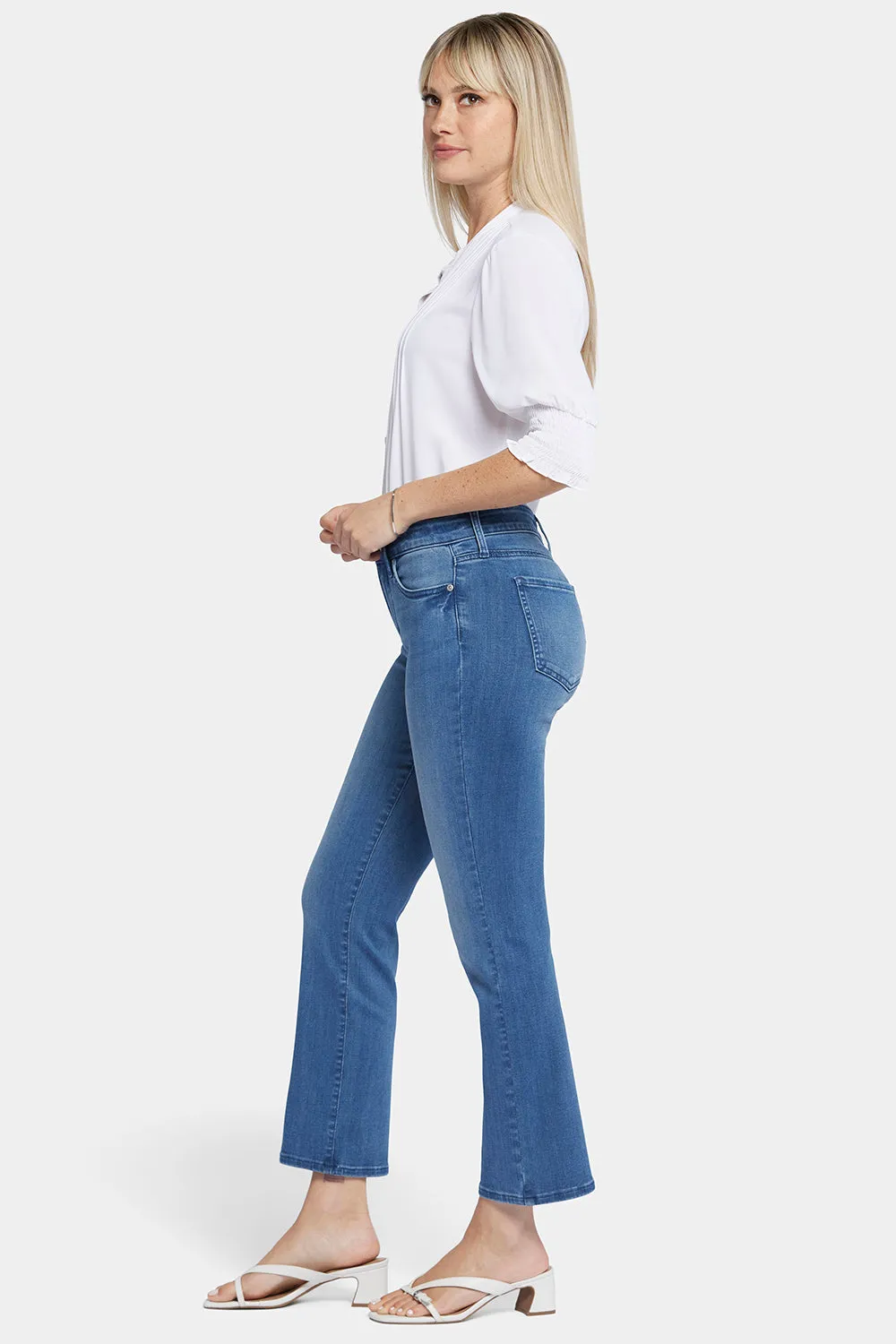 Marilyn Straight Ankle Jeans - Blue Island sold by NYDJ product image thumbnail 5