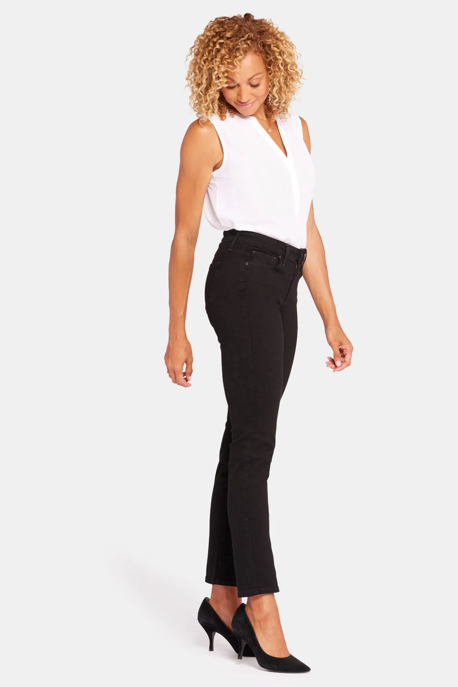 Sheri Slim Jeans In Petite - Black sold by NYDJ product image thumbnail 5