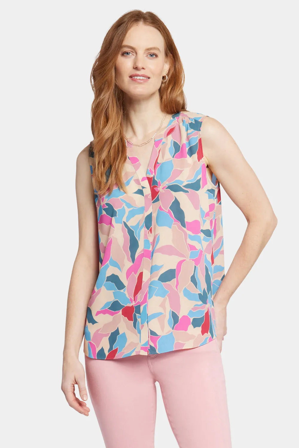 Sleeveless Pintuck Blouse - Graceway sold by NYDJ product image thumbnail 4