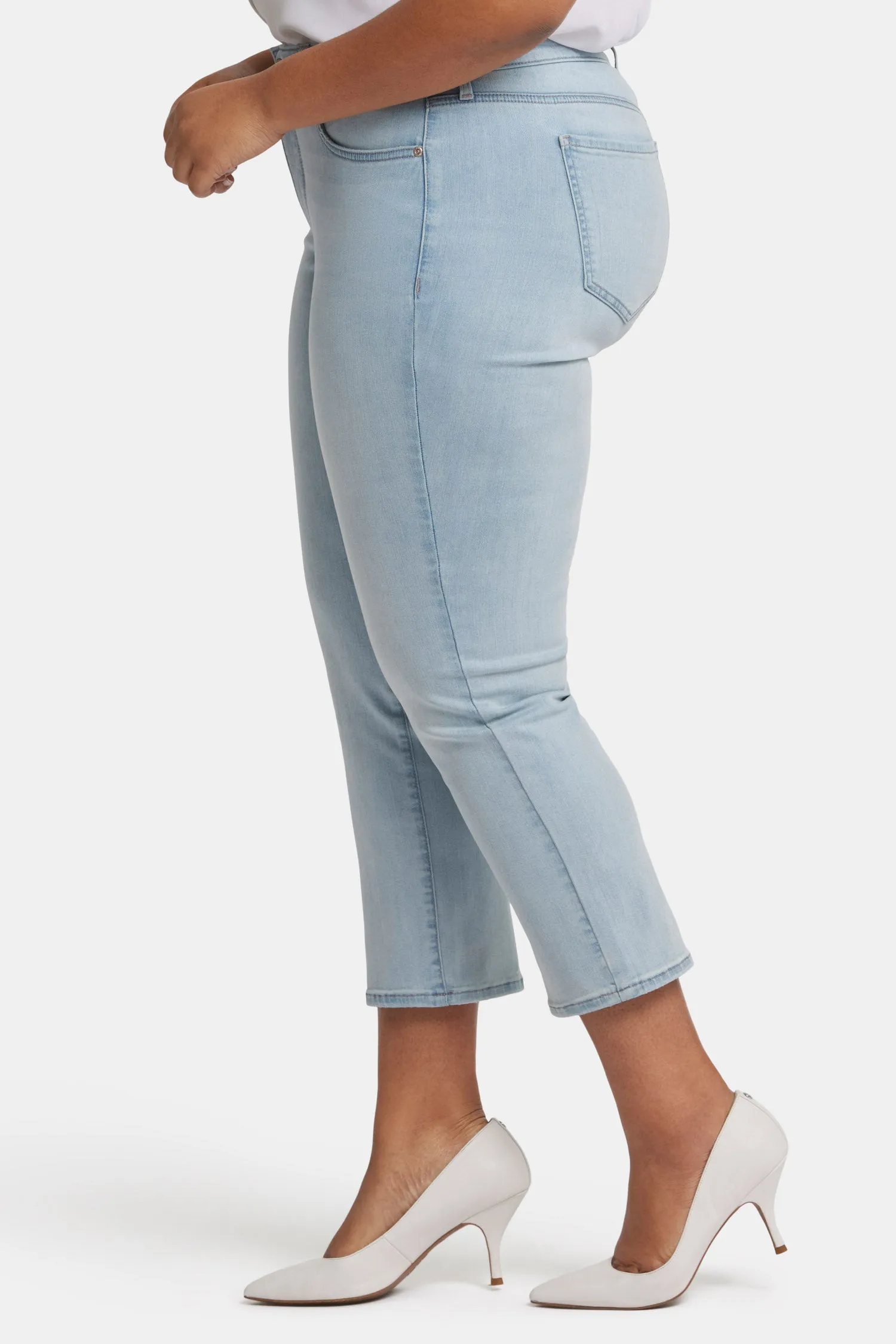 Marilyn Straight Ankle Jeans In Plus Size - Mykonos sold by NYDJ product image thumbnail 3
