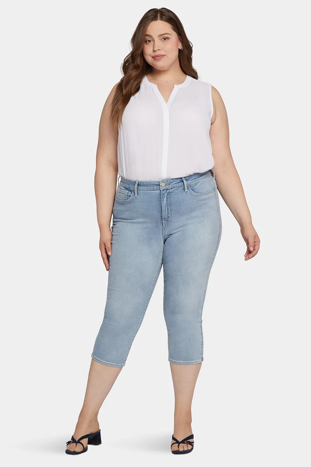Slim Straight Crop Jeans - Charmed sold by NYDJ product image thumbnail 4