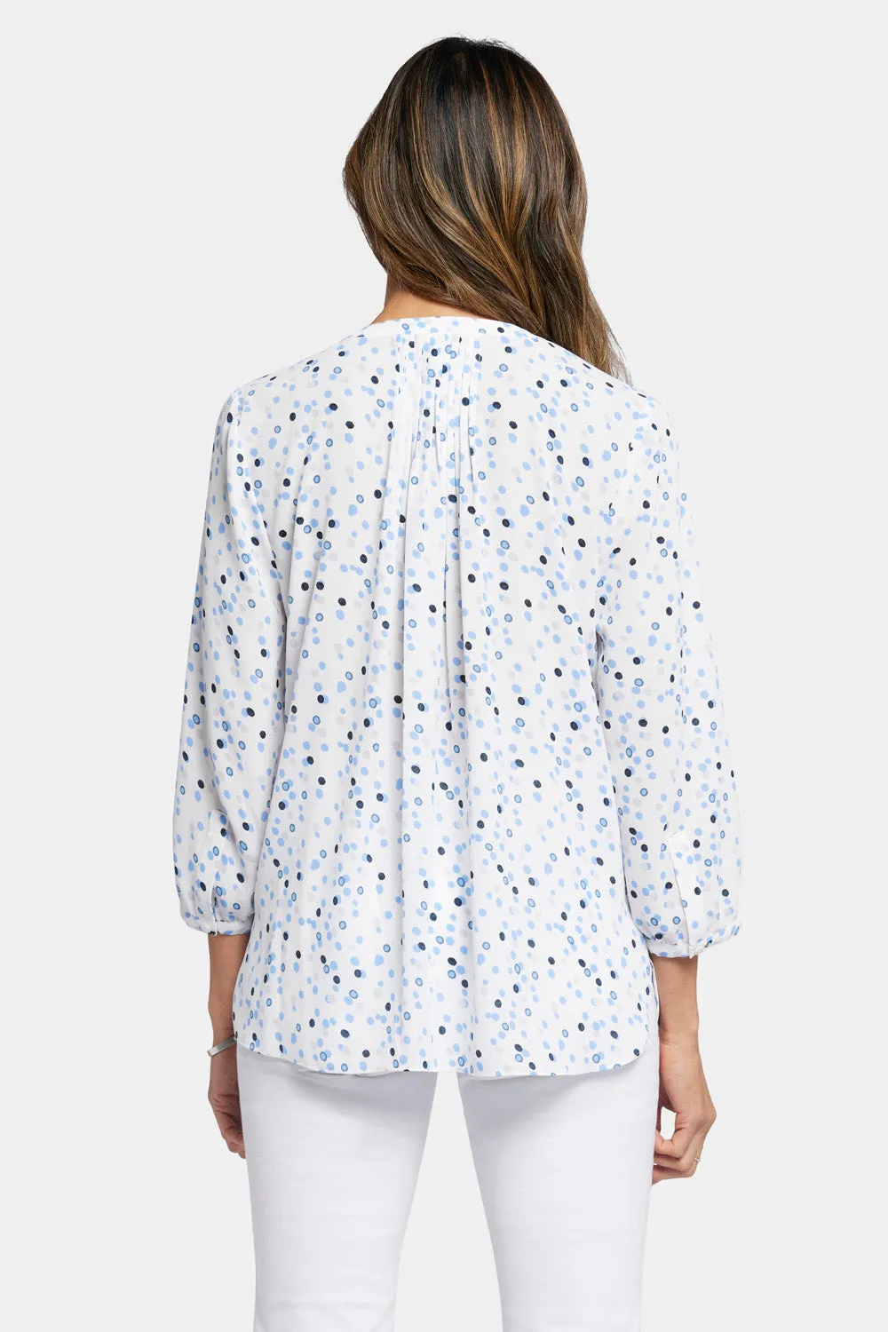 Pintuck Blouse - Leyla Dots sold by NYDJ product image thumbnail 2