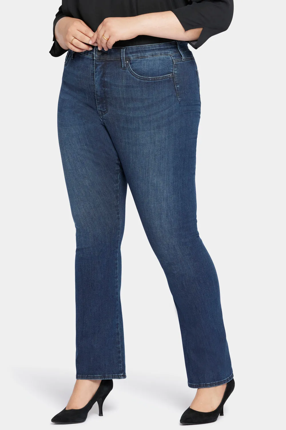 Le Silhouette Slim Bootcut Jeans In Plus Size - Precious sold by NYDJ product image thumbnail 3