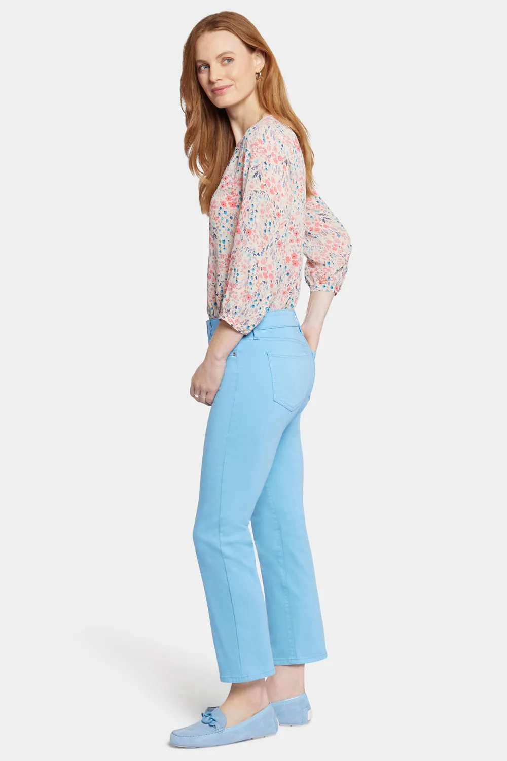Marilyn Straight Ankle Jeans - Bluebell sold by NYDJ product image thumbnail 5