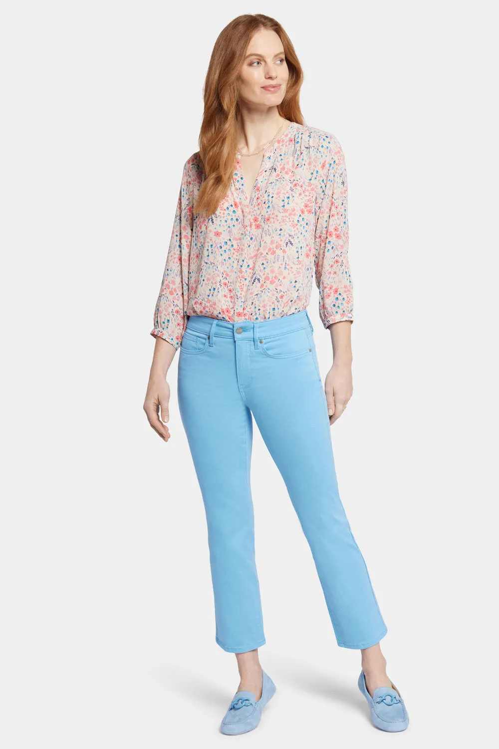 Marilyn Straight Ankle Jeans - Bluebell sold by NYDJ