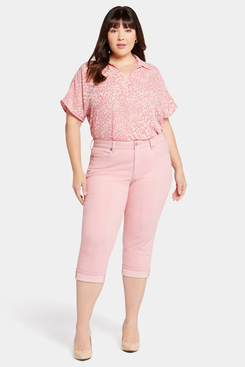 Marilyn Straight Crop Jeans In Plus Size - Aphrodite sold by NYDJ product image thumbnail 4