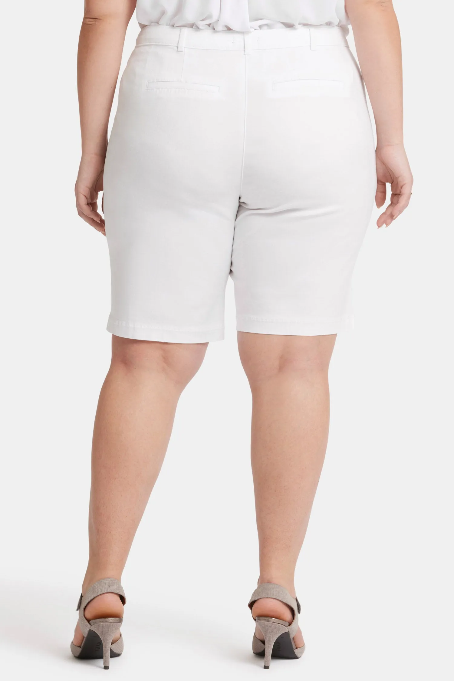 Bermuda Shorts In Plus Size - Optic White sold by NYDJ product image thumbnail 2