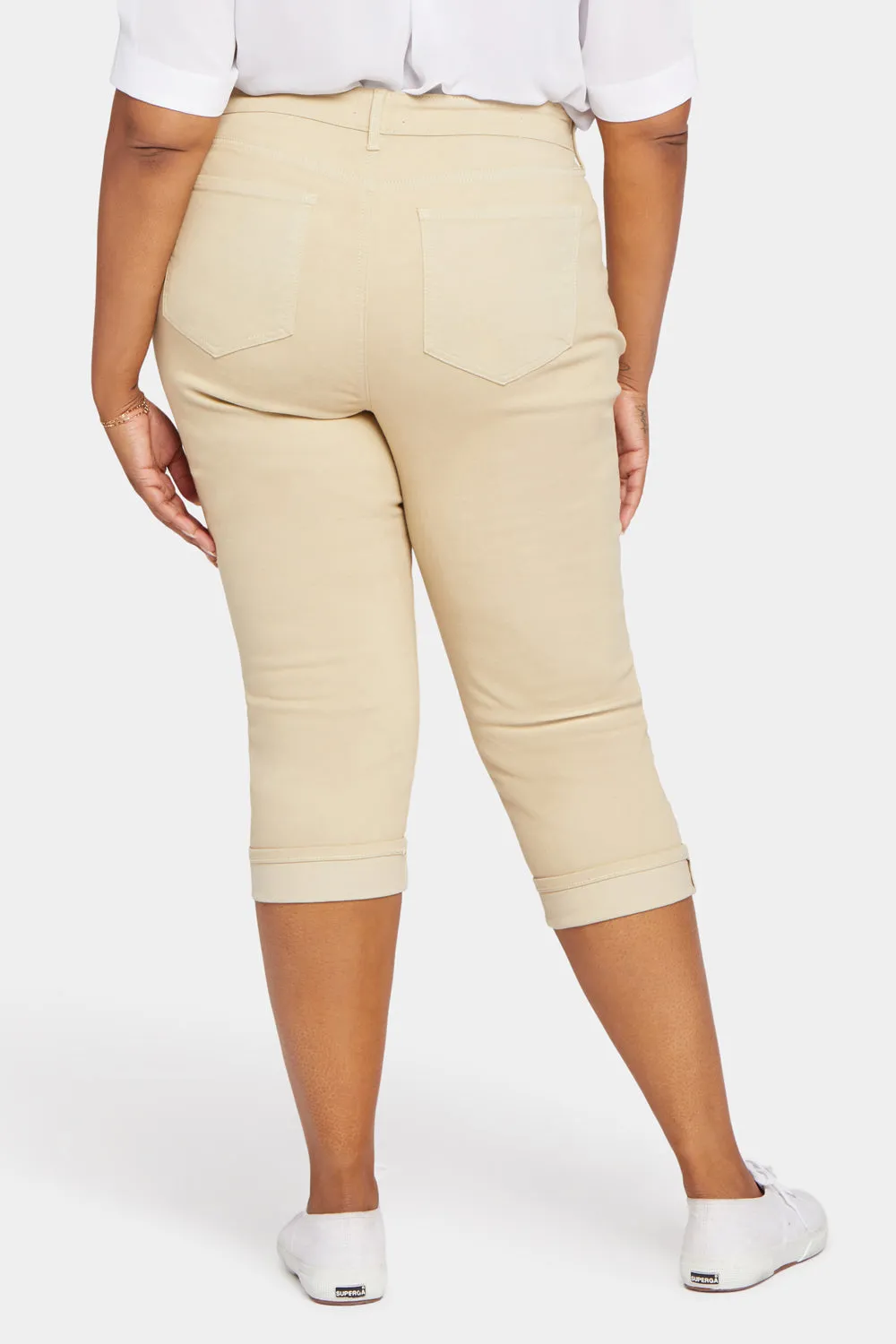 Marilyn Straight Crop Jeans In Plus Size - Butter sold by NYDJ product image thumbnail 2
