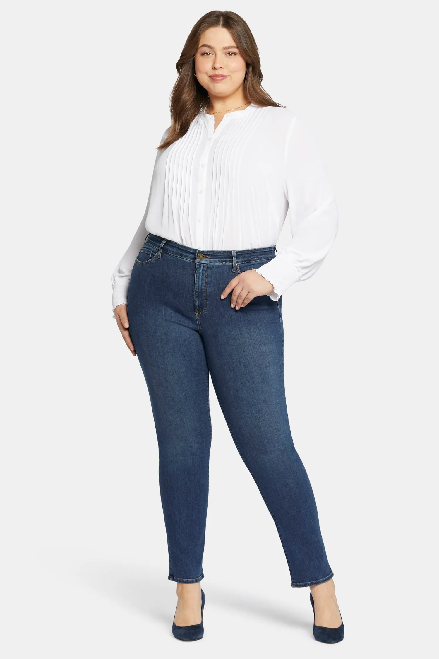 Sheri Slim Jeans In Plus Size - Cooper sold by NYDJ product image thumbnail 4