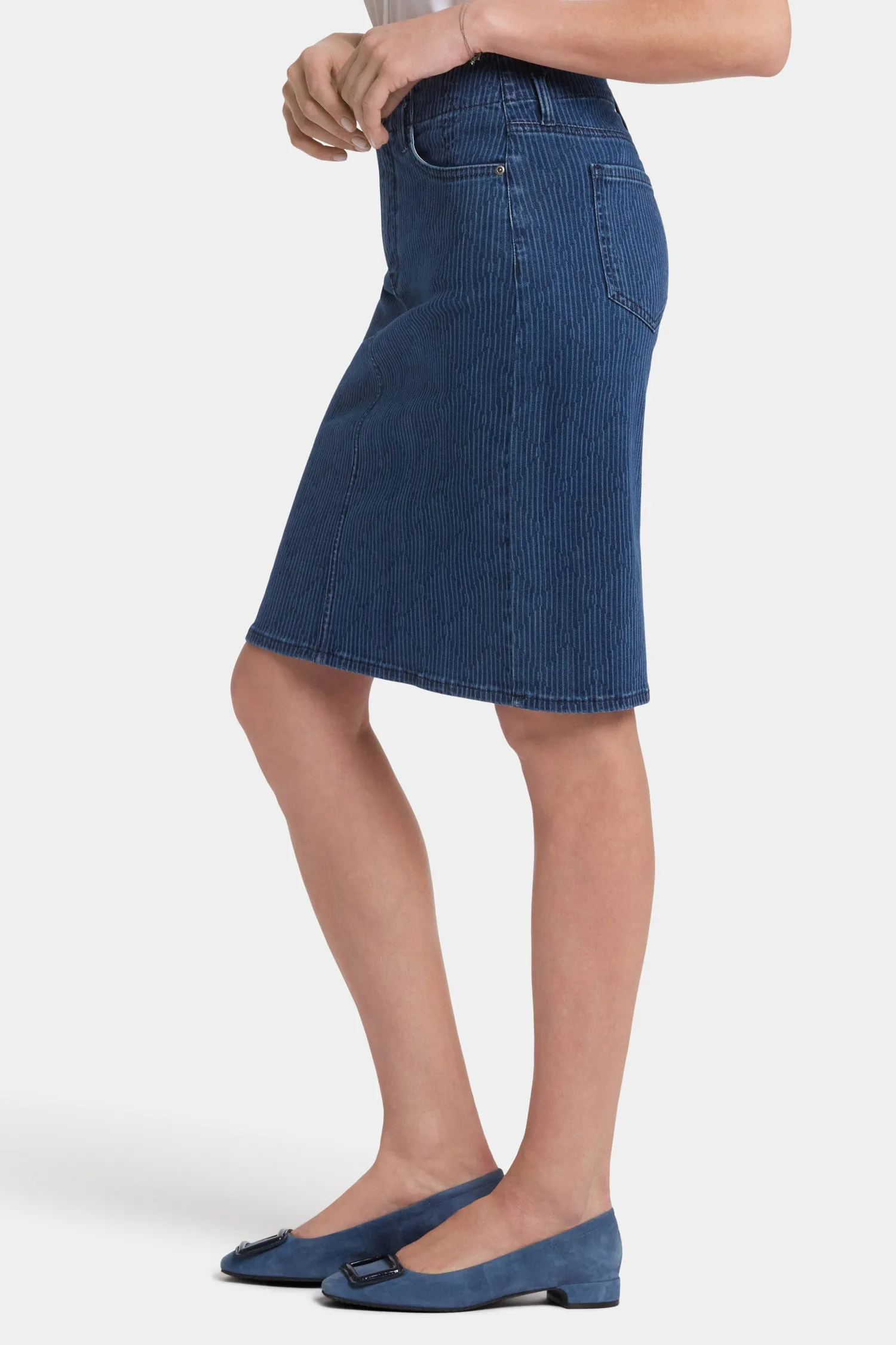 High Waist Skirt - Indigo Pinnacle Peak sold by NYDJ product image thumbnail 3
