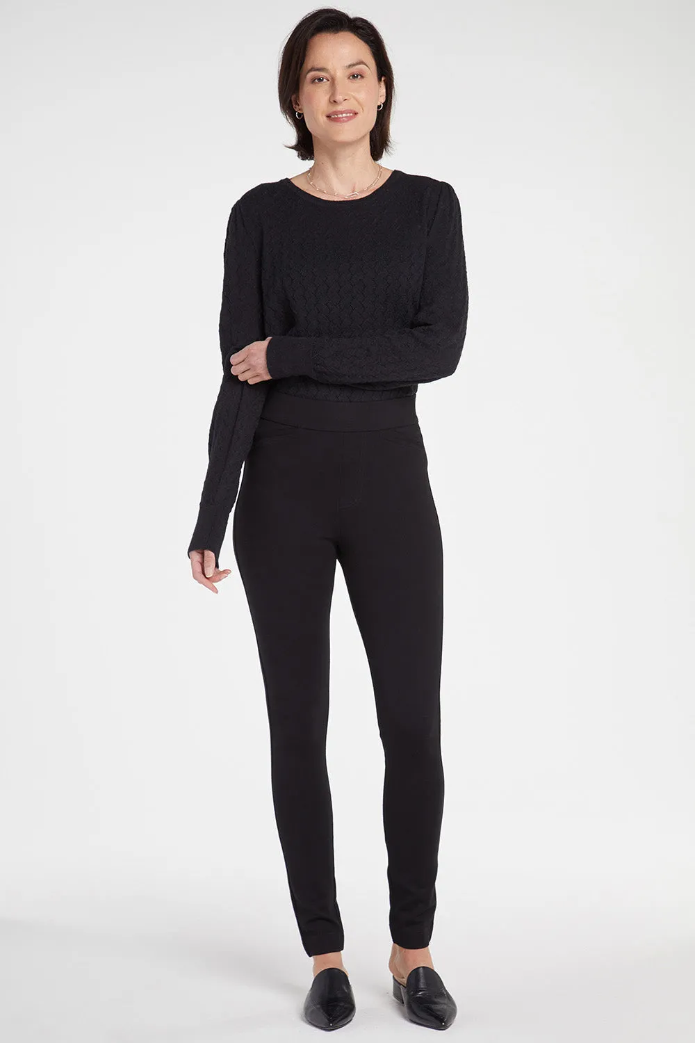 Pull-On Legging Pants - Black sold by NYDJ