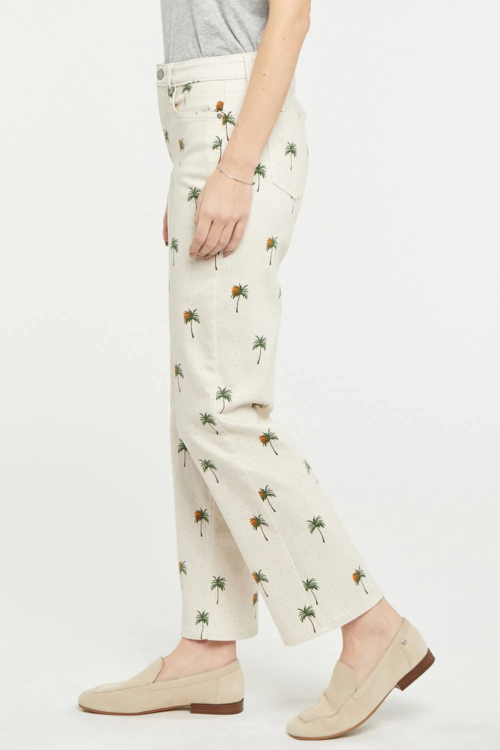 Relaxed Straight Ankle Jeans - Cirque Des Palmes sold by NYDJ product image thumbnail 3