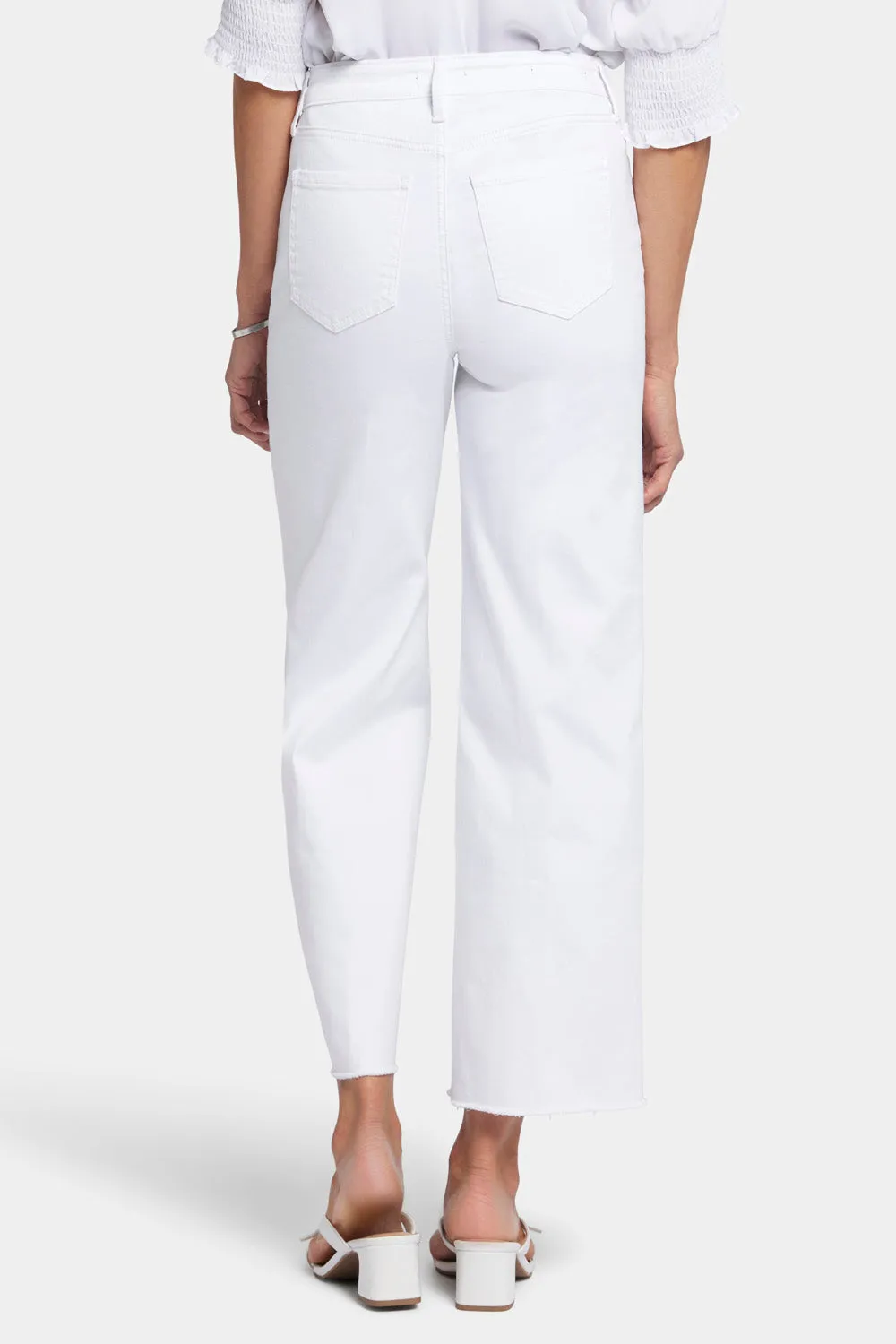 Teresa Wide Leg Ankle Jeans - Optic White sold by NYDJ product image thumbnail 2