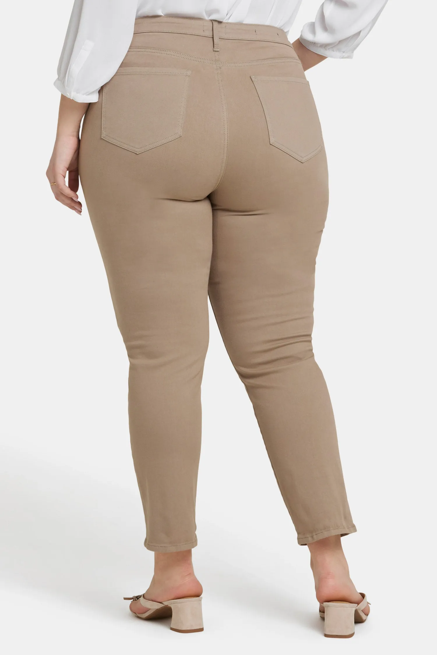 Sheri Slim Ankle Jeans In Plus Size - Saddlewood sold by NYDJ product image thumbnail 2