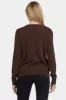 Cashmere Classic V-Neck Sweater - Brown sold by NYDJ