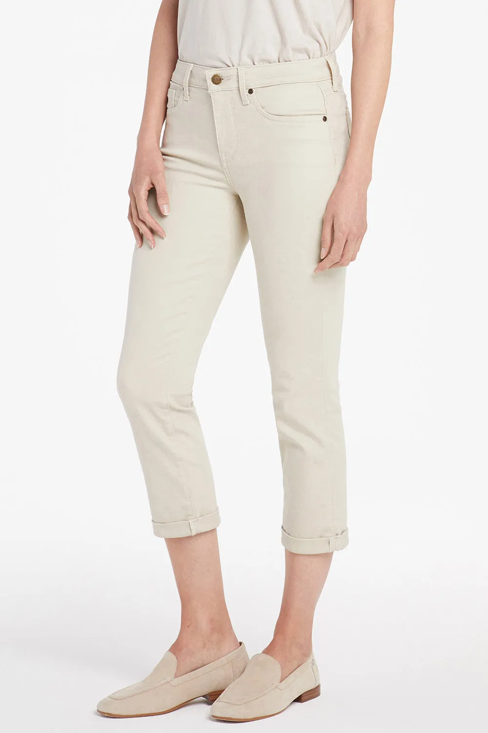Chloe Skinny Capri Jeans - Feather sold by NYDJ product image thumbnail 3