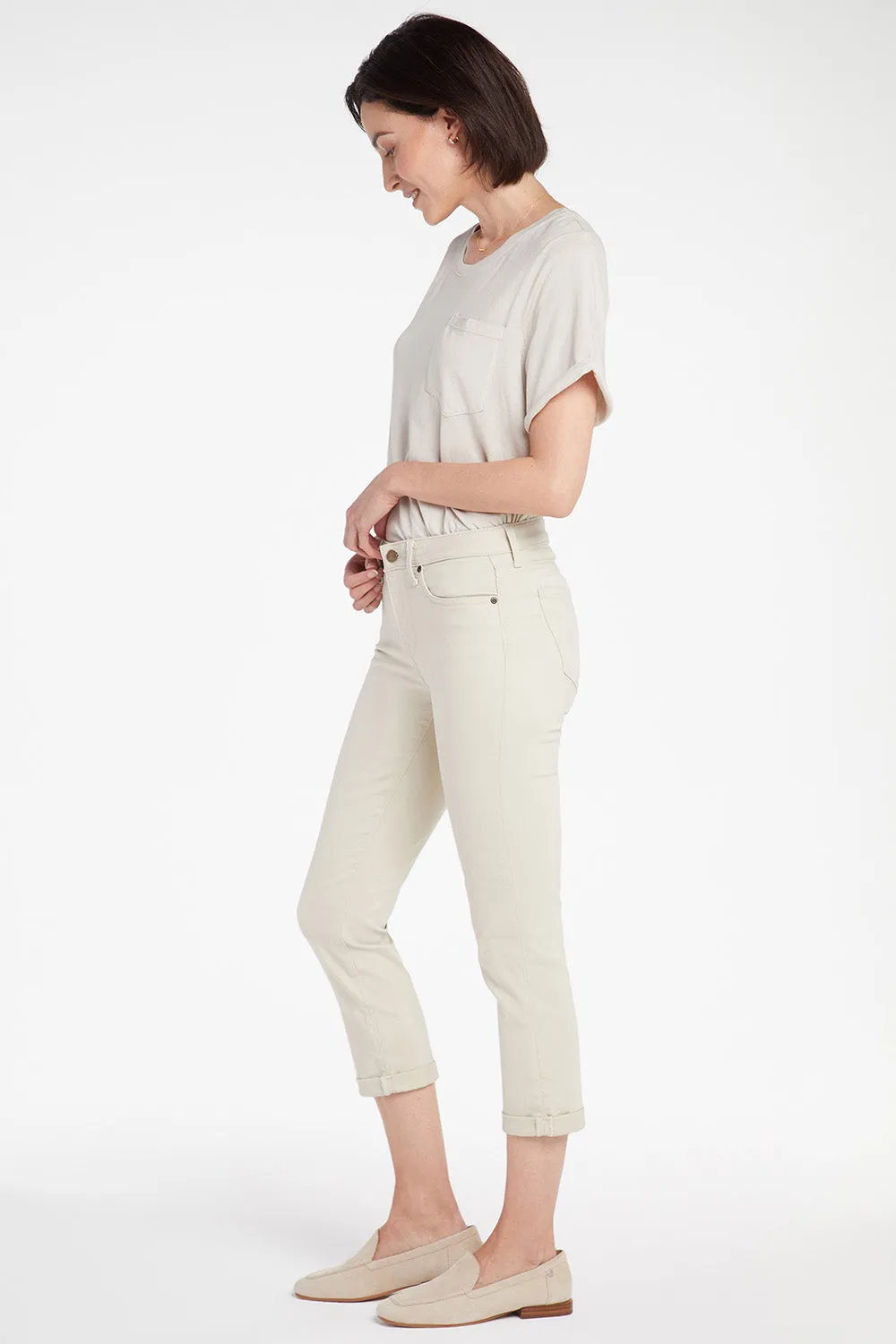Chloe Skinny Capri Jeans - Feather sold by NYDJ product image thumbnail 4