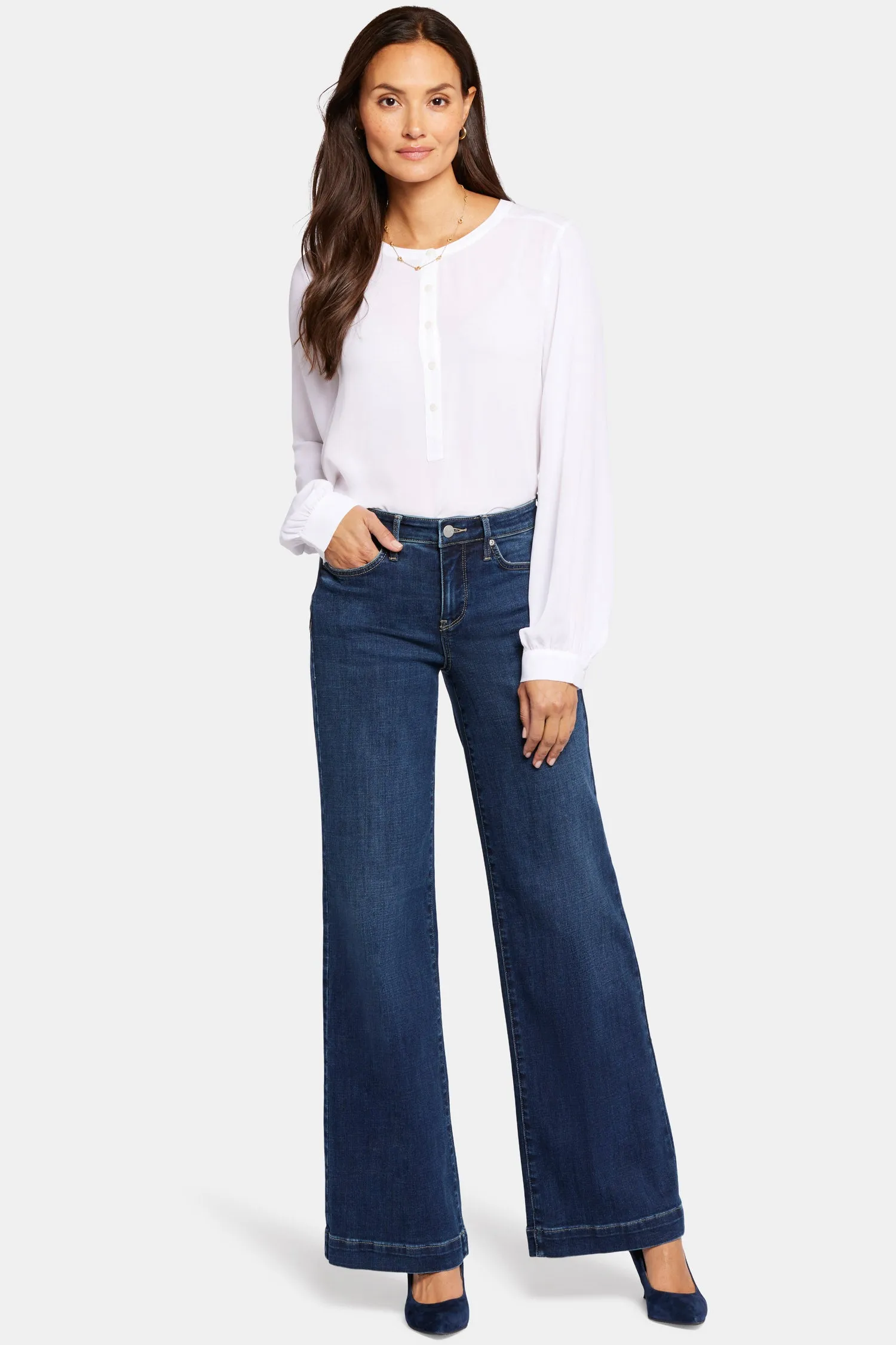 Teresa Wide Leg Jeans - Cambridge sold by NYDJ product image thumbnail 4