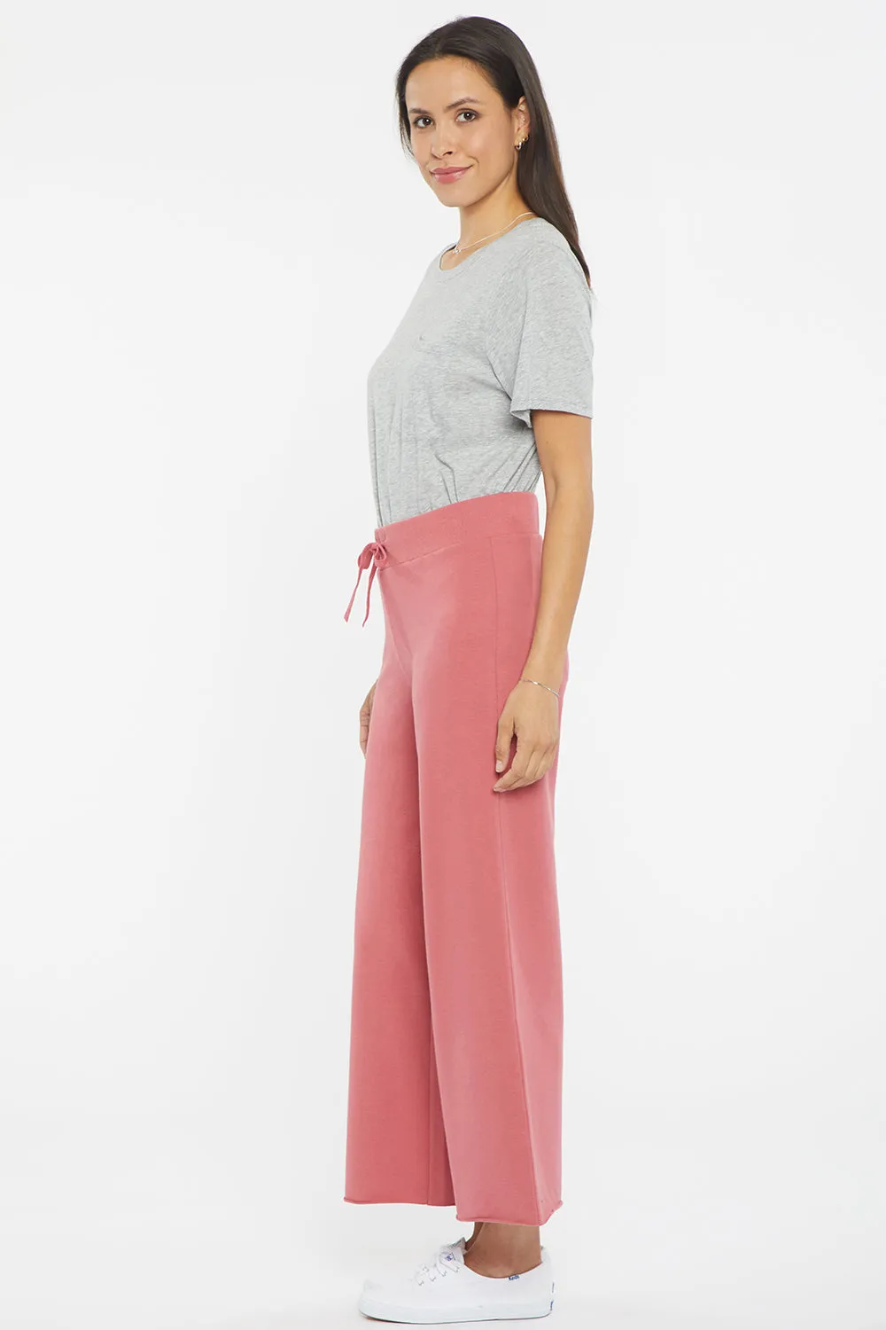 Drawstring Wide Leg Ankle Pants - Slate Rose sold by NYDJ product image thumbnail 5