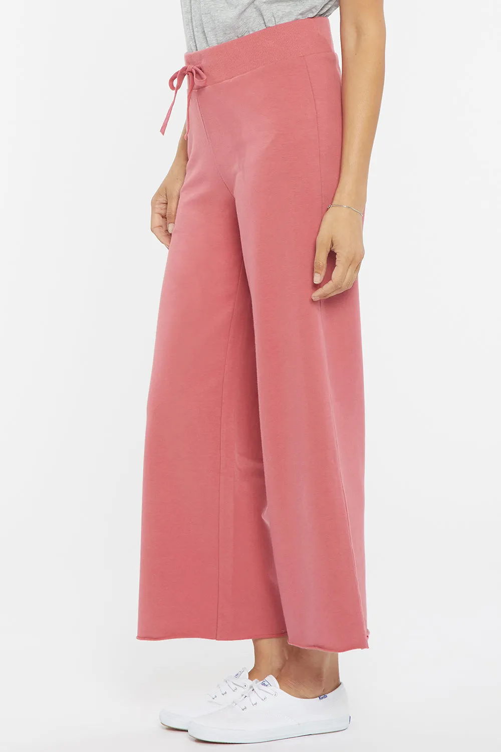 Drawstring Wide Leg Ankle Pants - Slate Rose sold by NYDJ product image thumbnail 3
