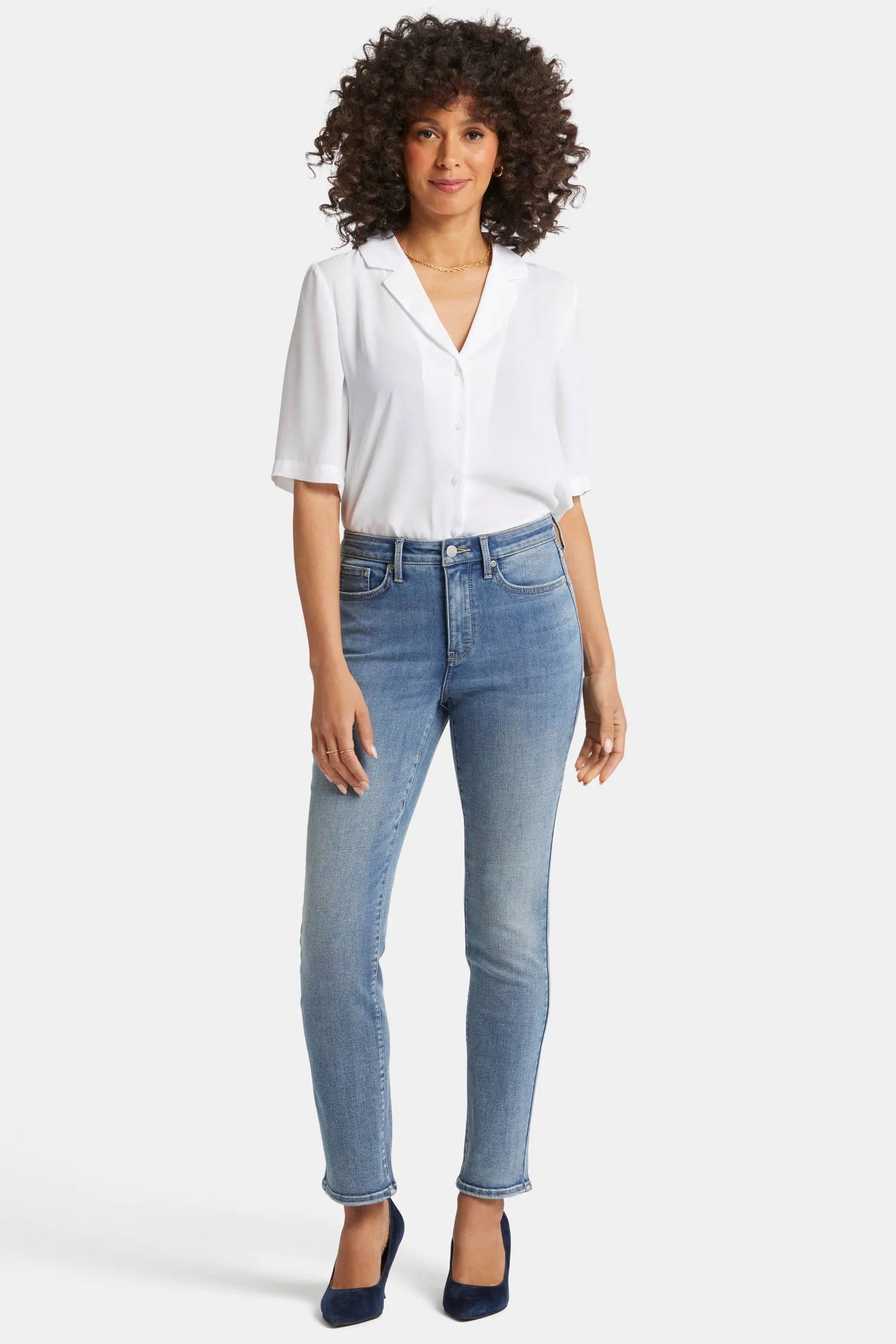Sheri Slim Jeans - Indigo Stream sold by NYDJ product image thumbnail 4