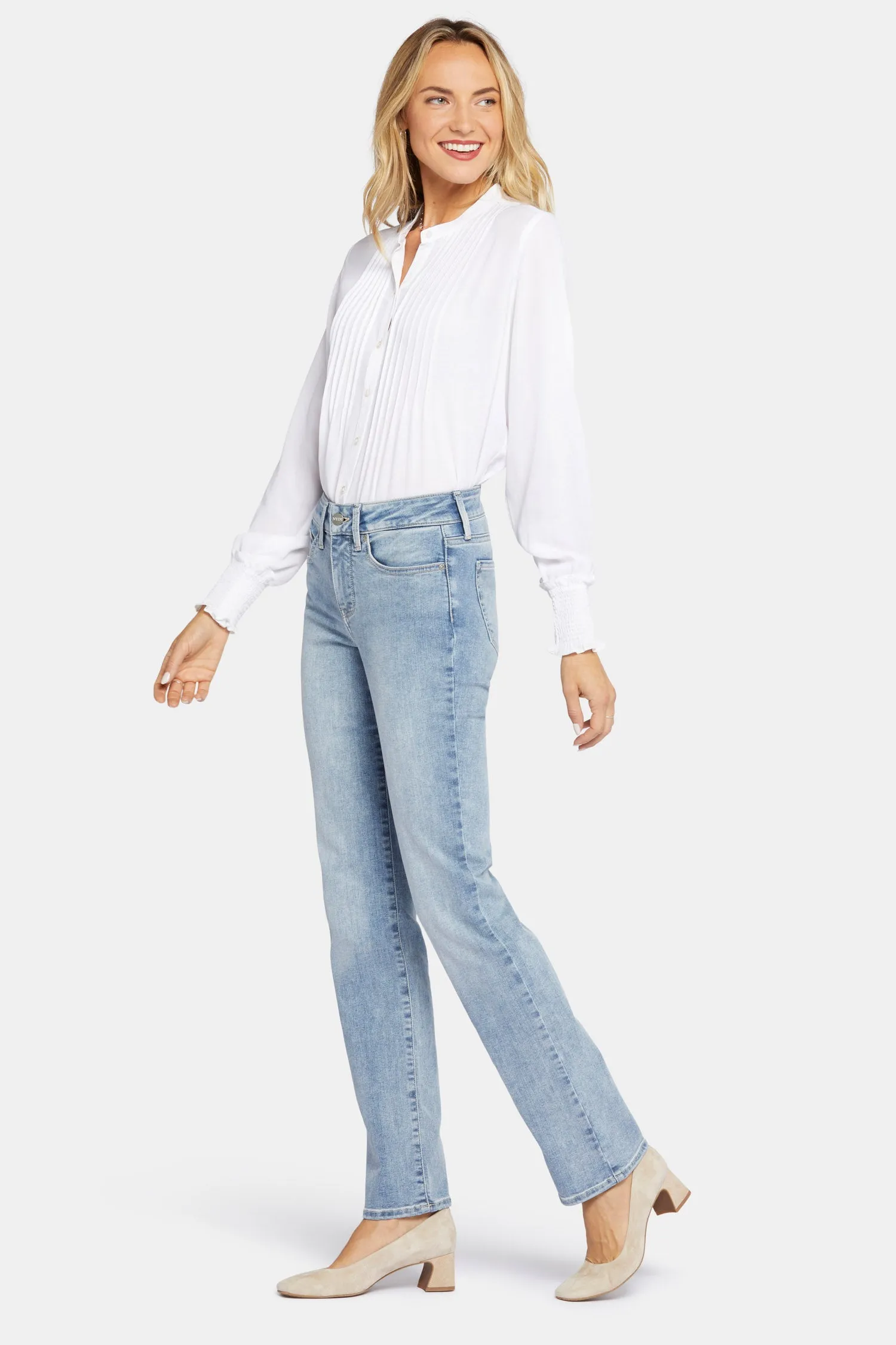 Marilyn Straight Jeans In Long Inseam - Haley sold by NYDJ product image thumbnail 5