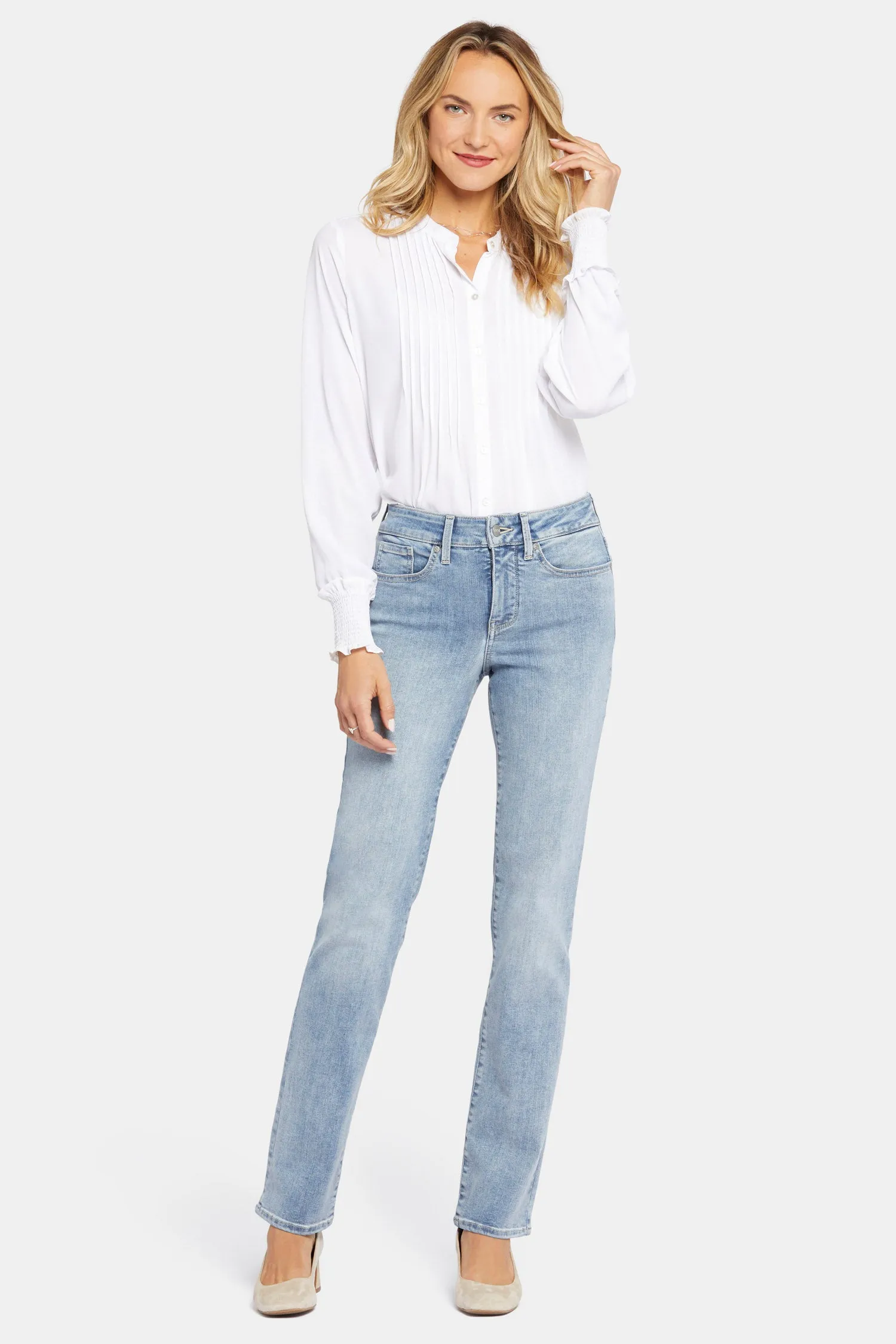 Marilyn Straight Jeans In Long Inseam - Haley sold by NYDJ product image thumbnail 4