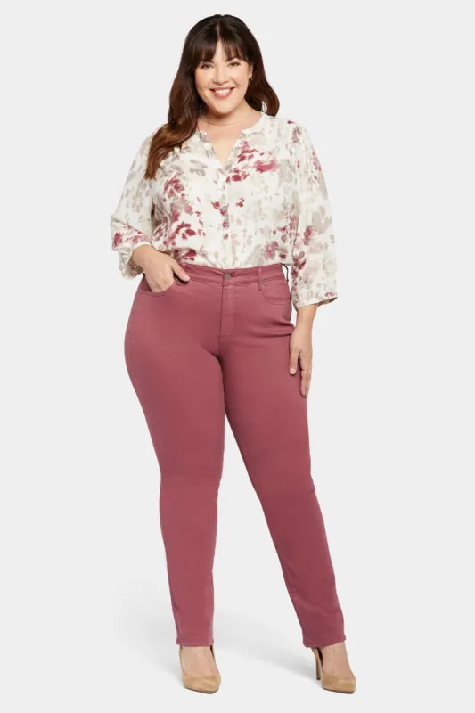 Marilyn Straight Jeans In Plus Size - Husk sold by NYDJ