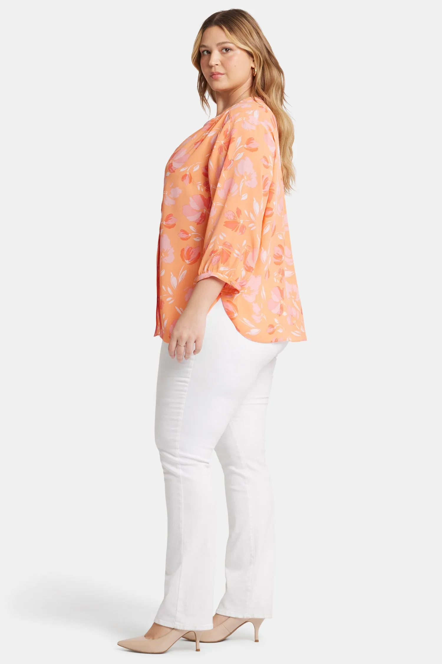 Pintuck Blouse In Plus Size - Candace sold by NYDJ product image thumbnail 3